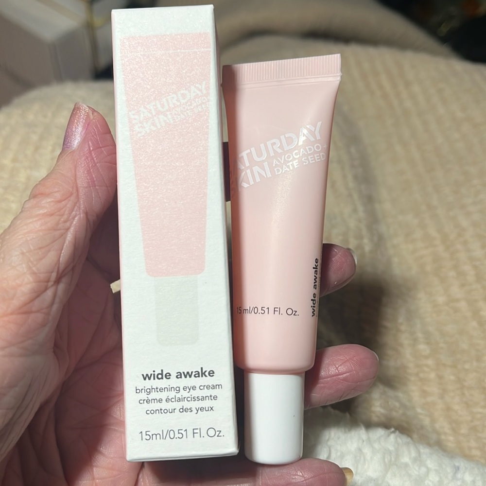 Saturday Skin Wide Awake Brightening Eye Cream 15ml. New In Box!